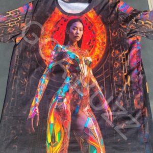 All Over Print 100% Cotton Custom T Shirt