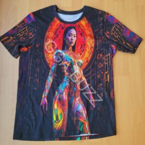 All Over Print 100% Cotton Custom T Shirt