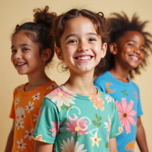 Youth Size - All Over Print Custom T-Shirt - 95% Poly 5% Spandex